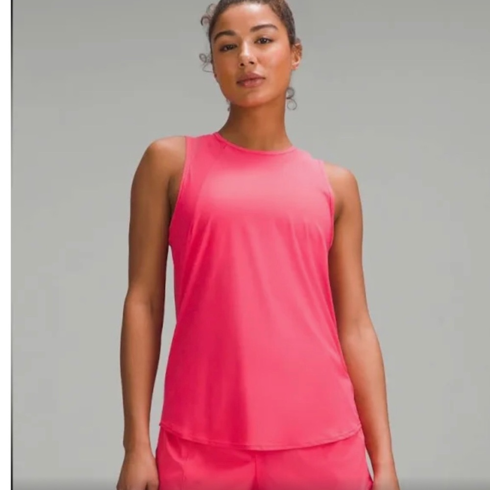 Lululemon sculpt tank top glaze pink size 4